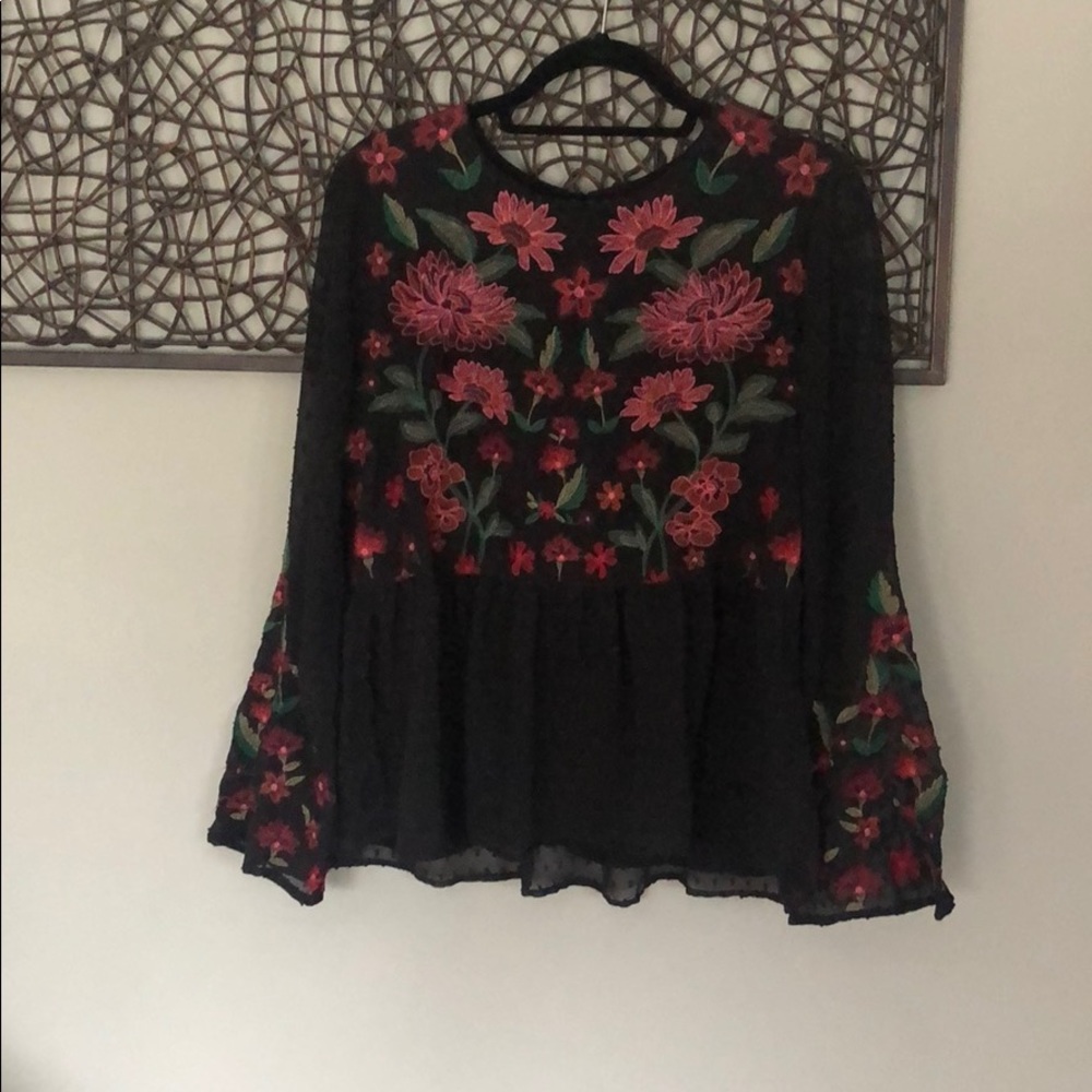 Floral Long Sleeve Top